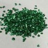Big Metallic Glass Granules - Green