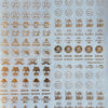 Golden Metal Insert Sheet A5 - INS4