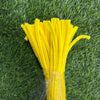 Pipecleaners Chrome Yellow - set of 100