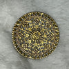 Round metal plate - Set of 10