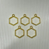 Hexagon Bezel - Gold