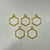 Hexagon Bezel - Gold
