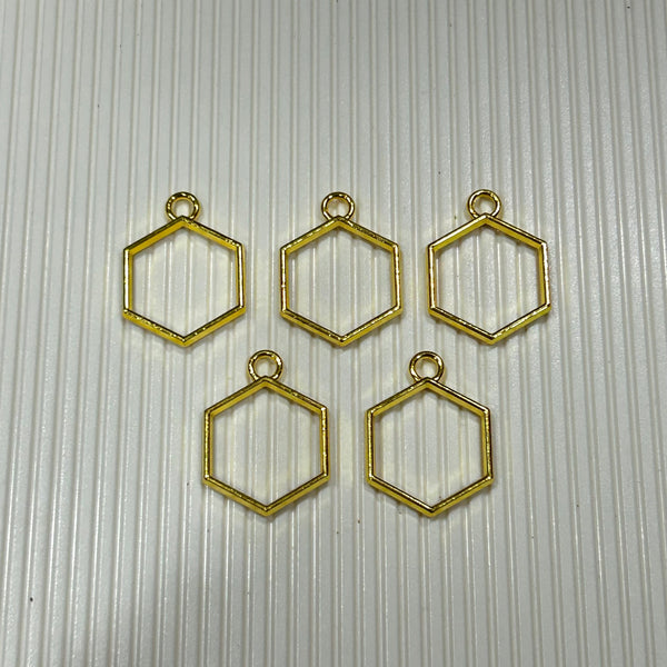 Hexagon Bezel - Gold
