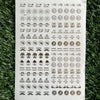 Golden Embossed Sheet A5 - EMB10