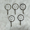 Keychain Set of 10 - Silver