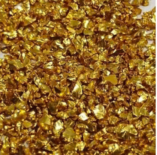 Metallic Glass Granules - Gold