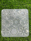 Earring , Keychain & Pendent Mould - 9 CVT Floral