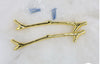 Stem Metal Handle - Gold