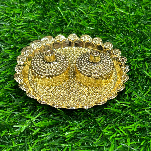 Roli chawal plate with katori