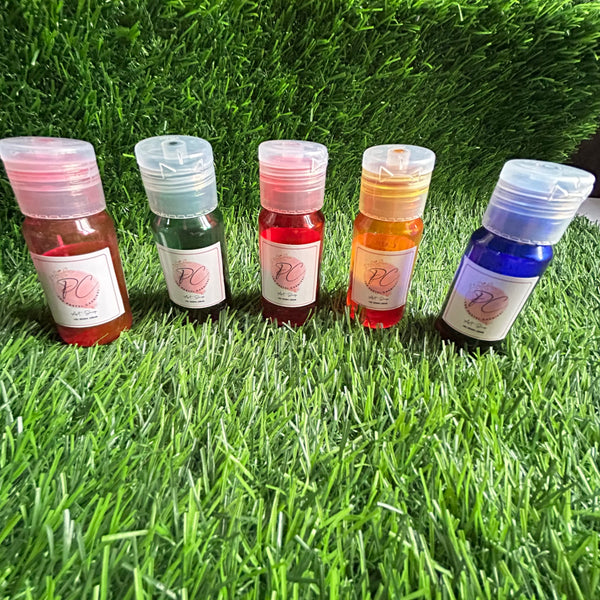 Candle Liquid Colours - set of 5