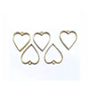 Heart Shaped Bezels - Set of 5