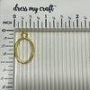 Oval Bezel - Gold