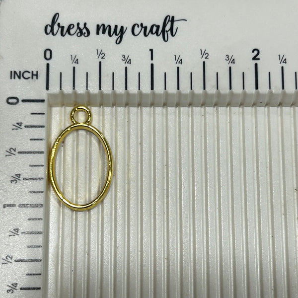 Oval Bezel - Gold