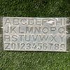 Alphabet Mould Plain - Without hole