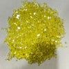 Shiny Rainbow Glass Granules - Lemon Yellow