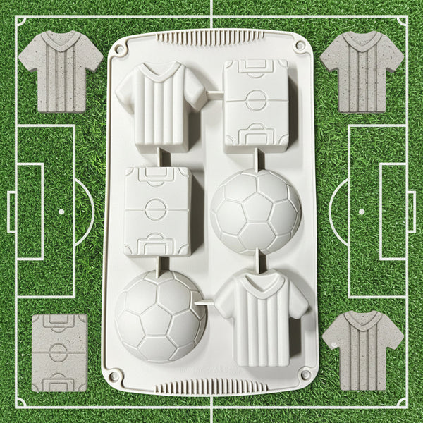 Concrete mould - Football theme