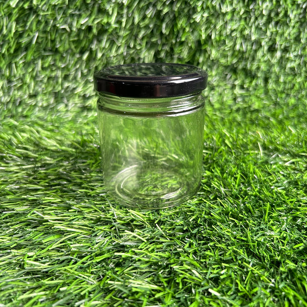Glass Jar 30 ML - Black Cap