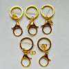 Lobster Keychain - Gold