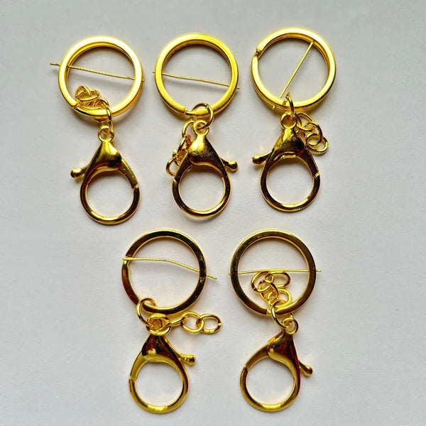 Lobster Keychain - Gold