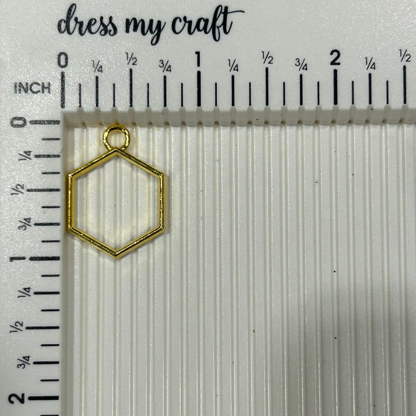 Hexagon Bezel - Gold