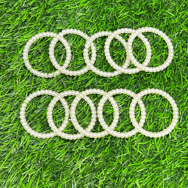 Pearl ring white - 2”