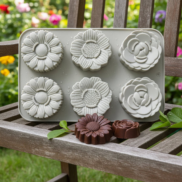 Concrete mould - flower Theme