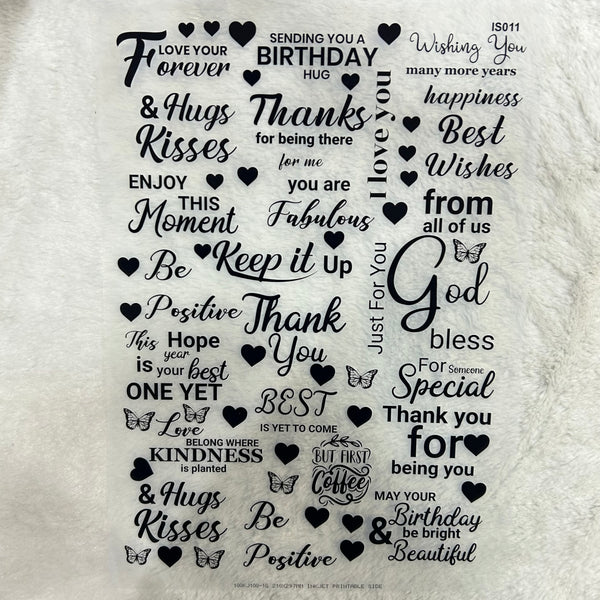 Insert sheet Quotes - INS3