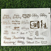 Golden Embossed Sheet A4 - EMB9