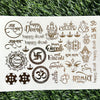 Golden Embossed Sheet A5 - EMB12