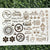 Golden Embossed Sheet A5 - EMB12