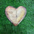 Wooden Candle Heart Bowl BIG