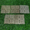 Metal square Charm - Set of 10