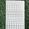 Golden Embossed Sheet A5 - EMB7