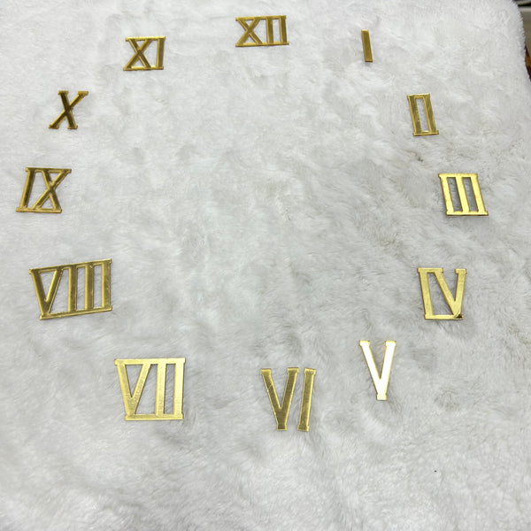 Golden Roman Numbers - 1”