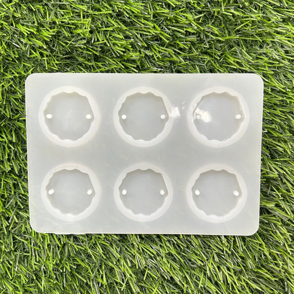 Round Agate Rakhi Mould - 6 CVT