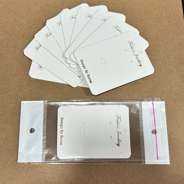 Pendent and earring packing material