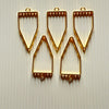 Dropping Triangle Bezel - Gold