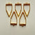 Dropping Triangle Bezel - Gold