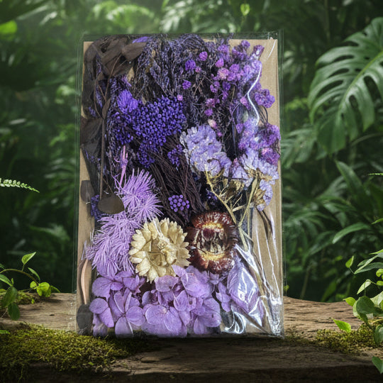 Dried Mix Flower - Purple Theme