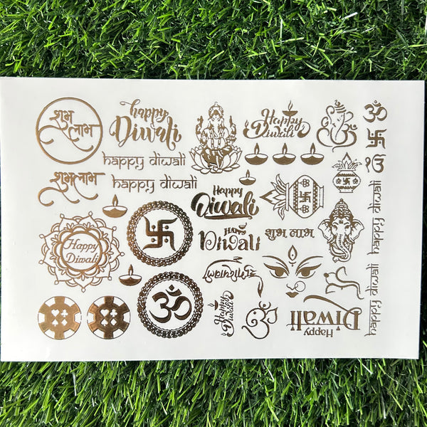 Golden Embossed Sheet A4 - EMB10