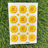 Daisy flowers UV DTF Sticker - Yellow