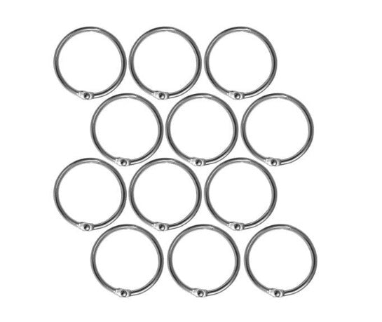 Book Binding Ring - 25 MM - Set of 12