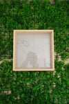 Wooden Frame Square - Acrylic Base