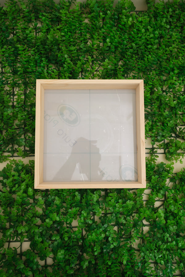 Wooden Frame Square - Acrylic Base