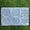 Flower Shapes Pendants & Keychain Mould - 6 CVT