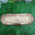 Wooden candle long bowl 12”x4”
