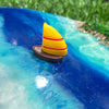Sail Boat Yellow - miniature