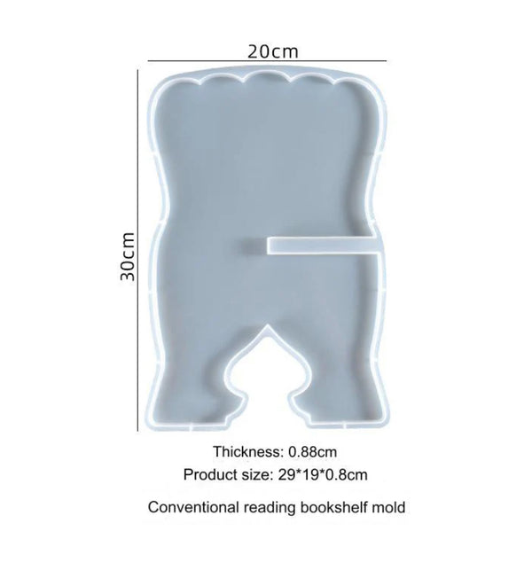 Book Reading Stand Mould - Set of 2