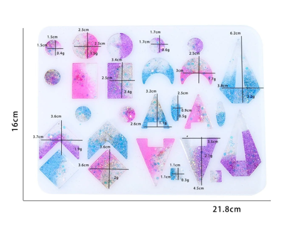 Earring & Pendent Mould - 26 CVT