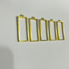 Rectangle Bezel Gold - Large